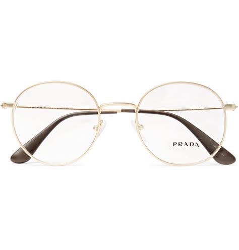 prada round eyeglasses|Prada round glasses frames.